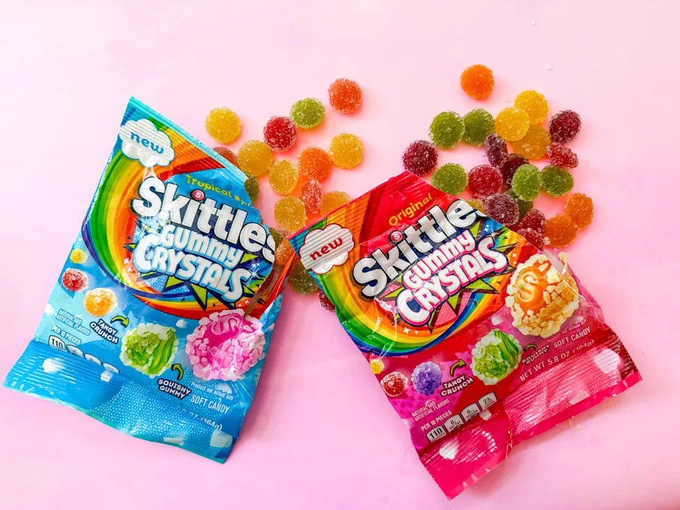 Skittles Builds a Candy With Two Textures, and Calls It Gummy Crystals