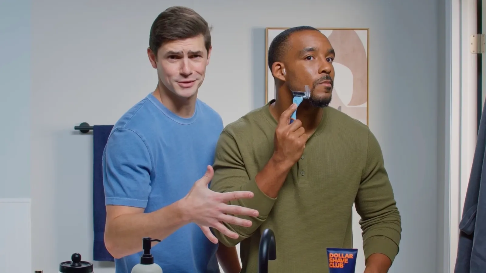 Dollar Shave Club Takes On Perfectionism With an Ice Bath, a Shake Weight, and a Six-Finger Gag
