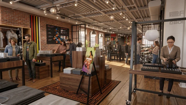 Roland Opens Its First U.S. Store, and Puts a Shrine to the 808 at the Front Door