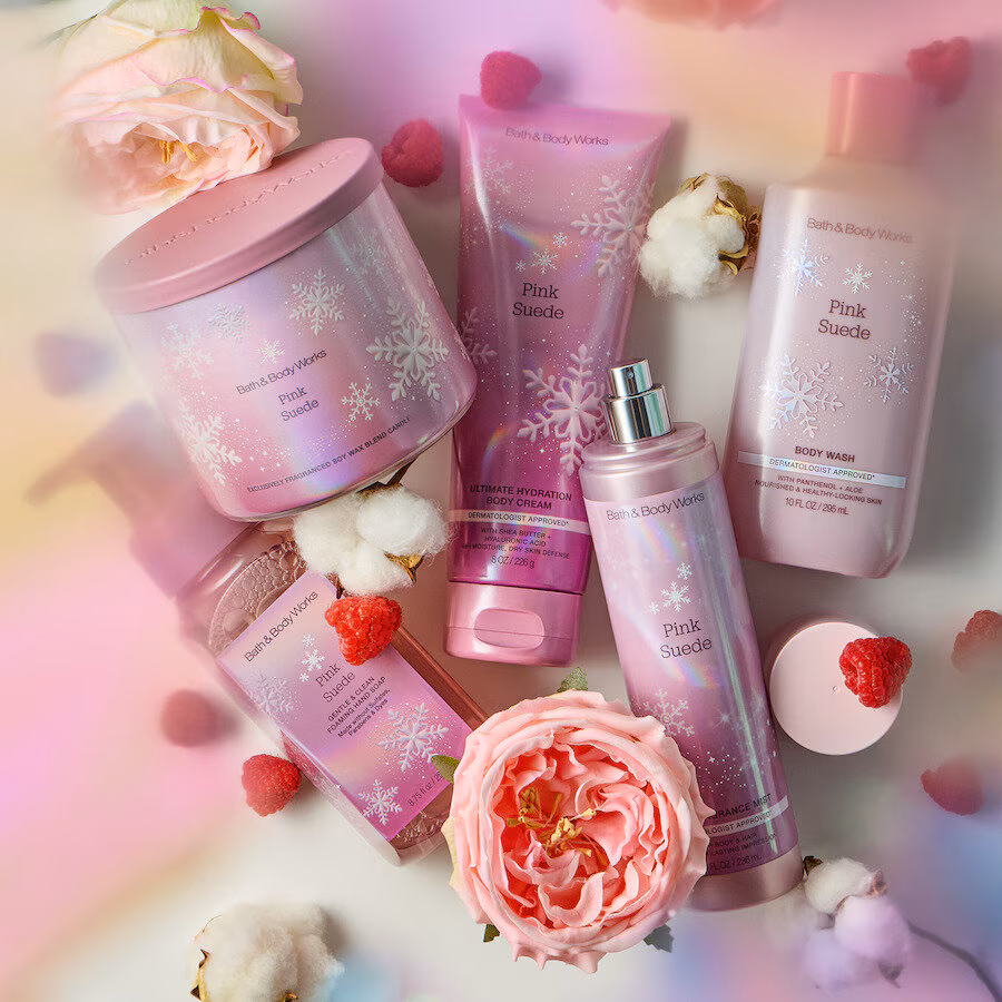 Bath & Body Works Sends Pink Suede Back Into the World, and Only Ulta Gets to Sell It