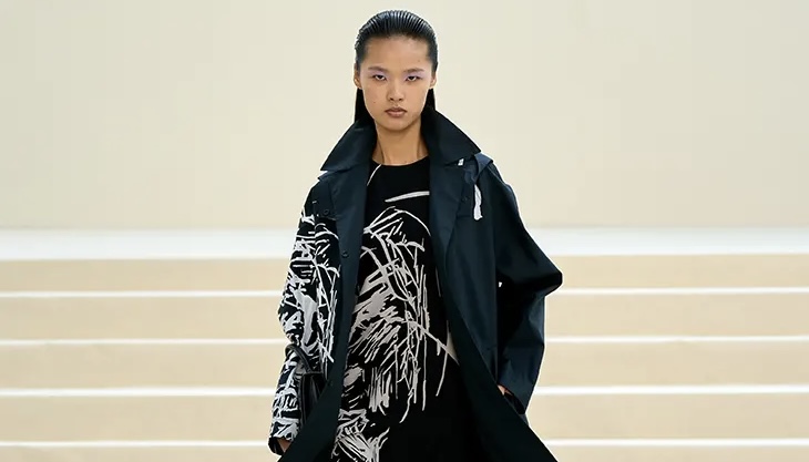 Akris Turns a Dead Painter's Canvas Into a Blazer, Exposed Seams and All