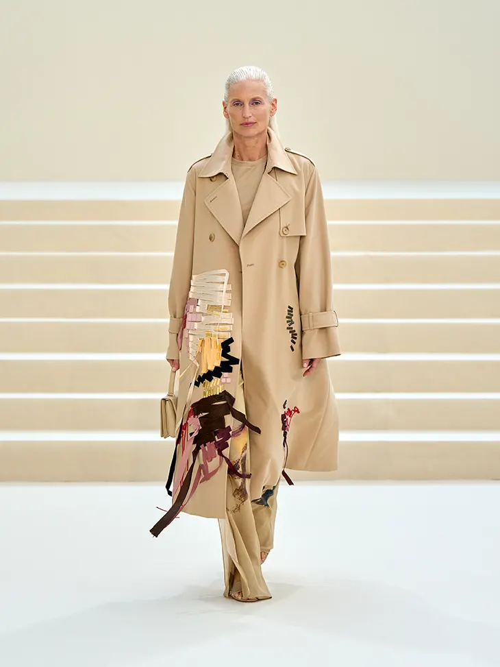 Akris Turns a Dead Painter's Canvas Into a Blazer, Exposed Seams and All — photo 2