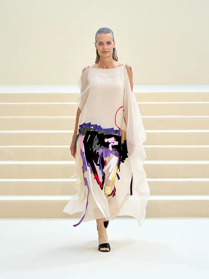 Akris Turns a Dead Painter's Canvas Into a Blazer, Exposed Seams and All — photo 3