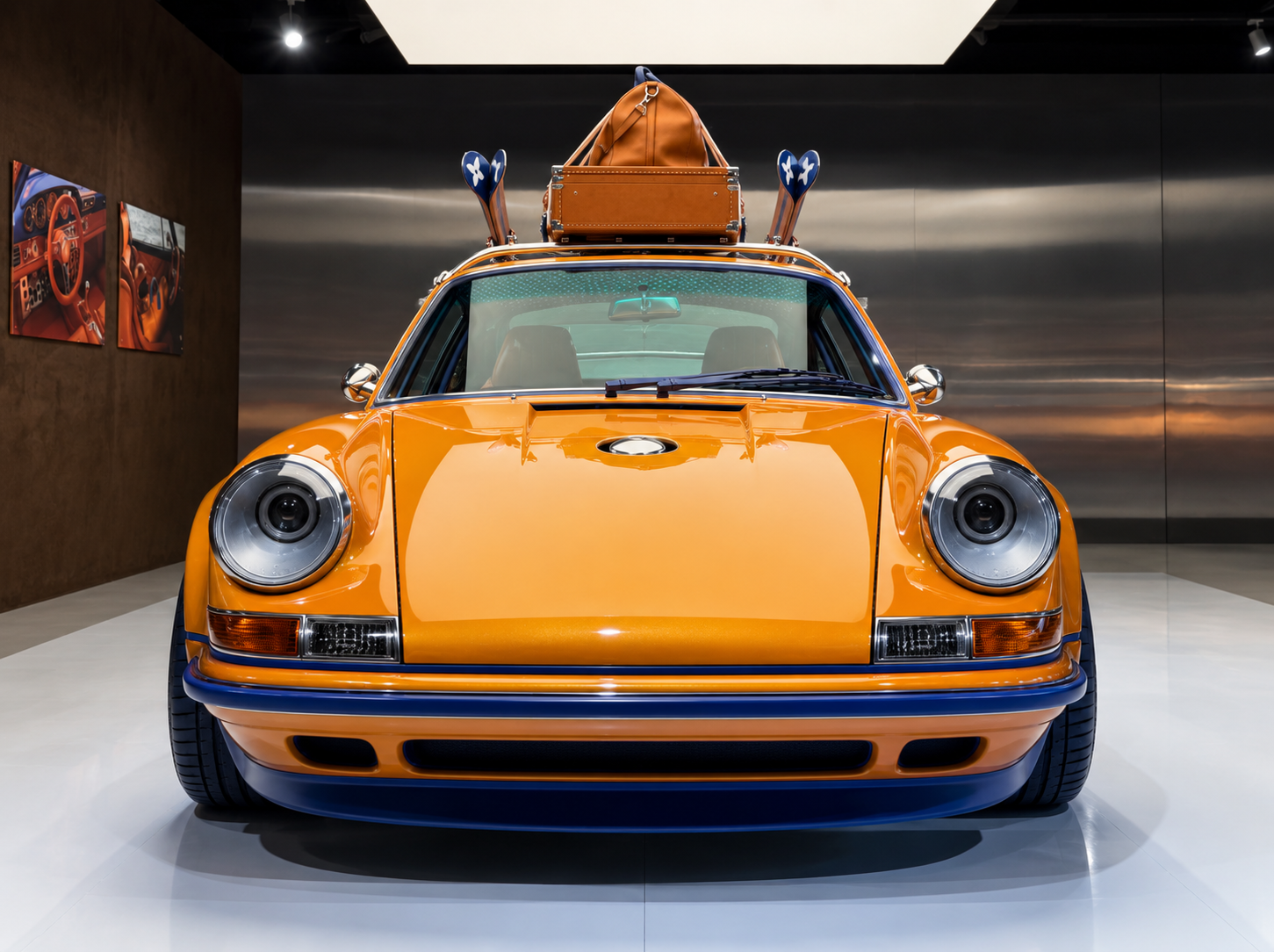 Louis Vuitton and Singer Turn a Porsche 911 Into Two Trunks With an Engine — photo 7