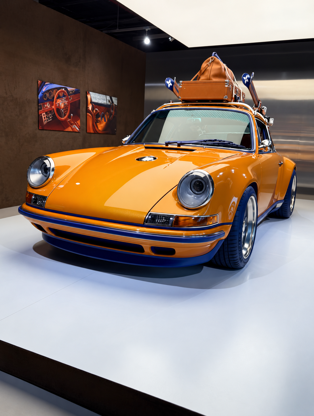 Louis Vuitton and Singer Turn a Porsche 911 Into Two Trunks With an Engine — photo 3