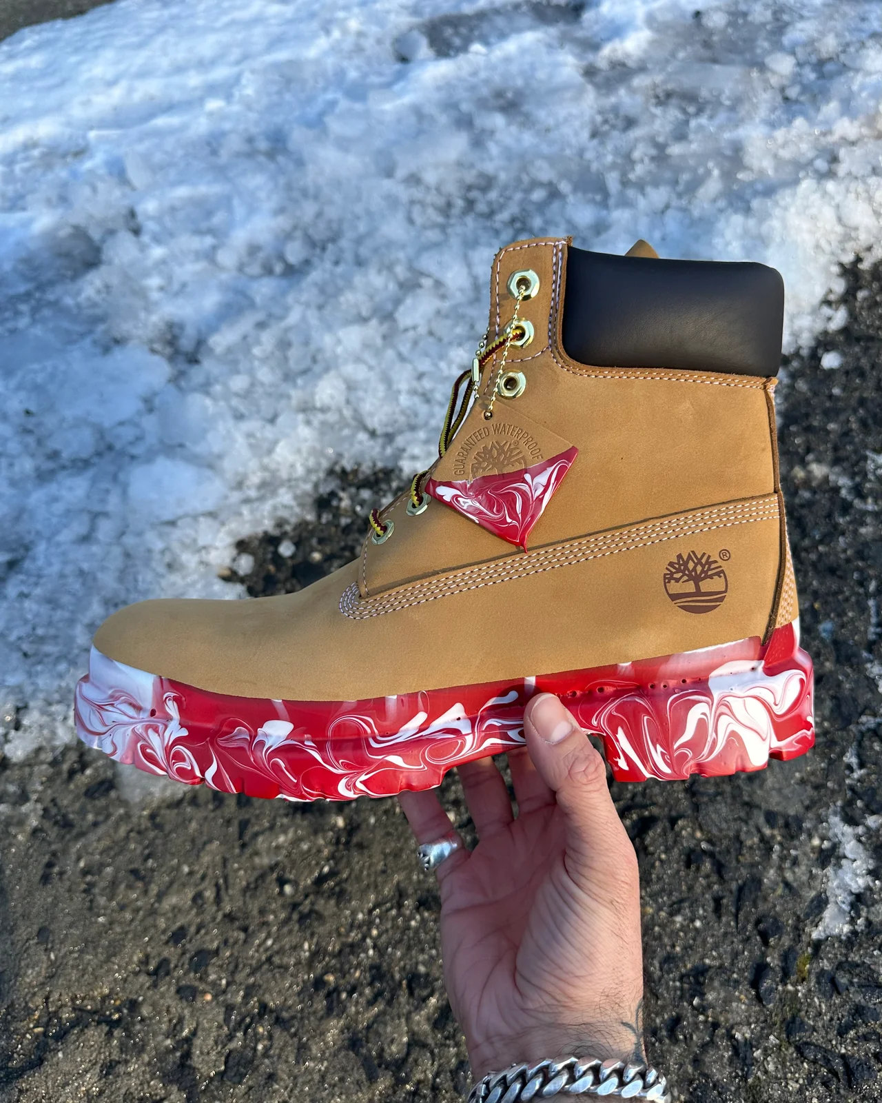 Skyrat NYC Turns a $140 Timberland Into a $375 Mystery-Dipped Boot — photo 3