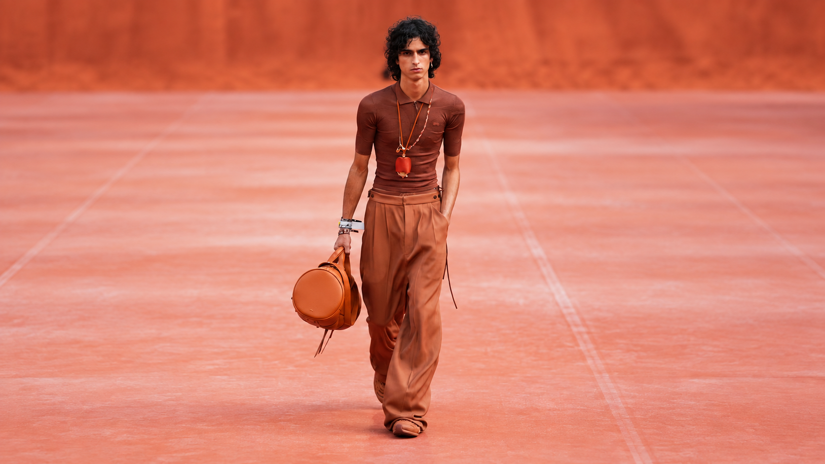 Lacoste Puts Sweat Stains on the Runway at Roland-Garros, and Calls It Sexy