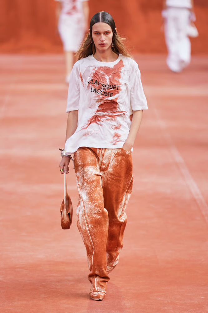 Lacoste Puts Sweat Stains on the Runway at Roland-Garros, and Calls It Sexy — photo 4