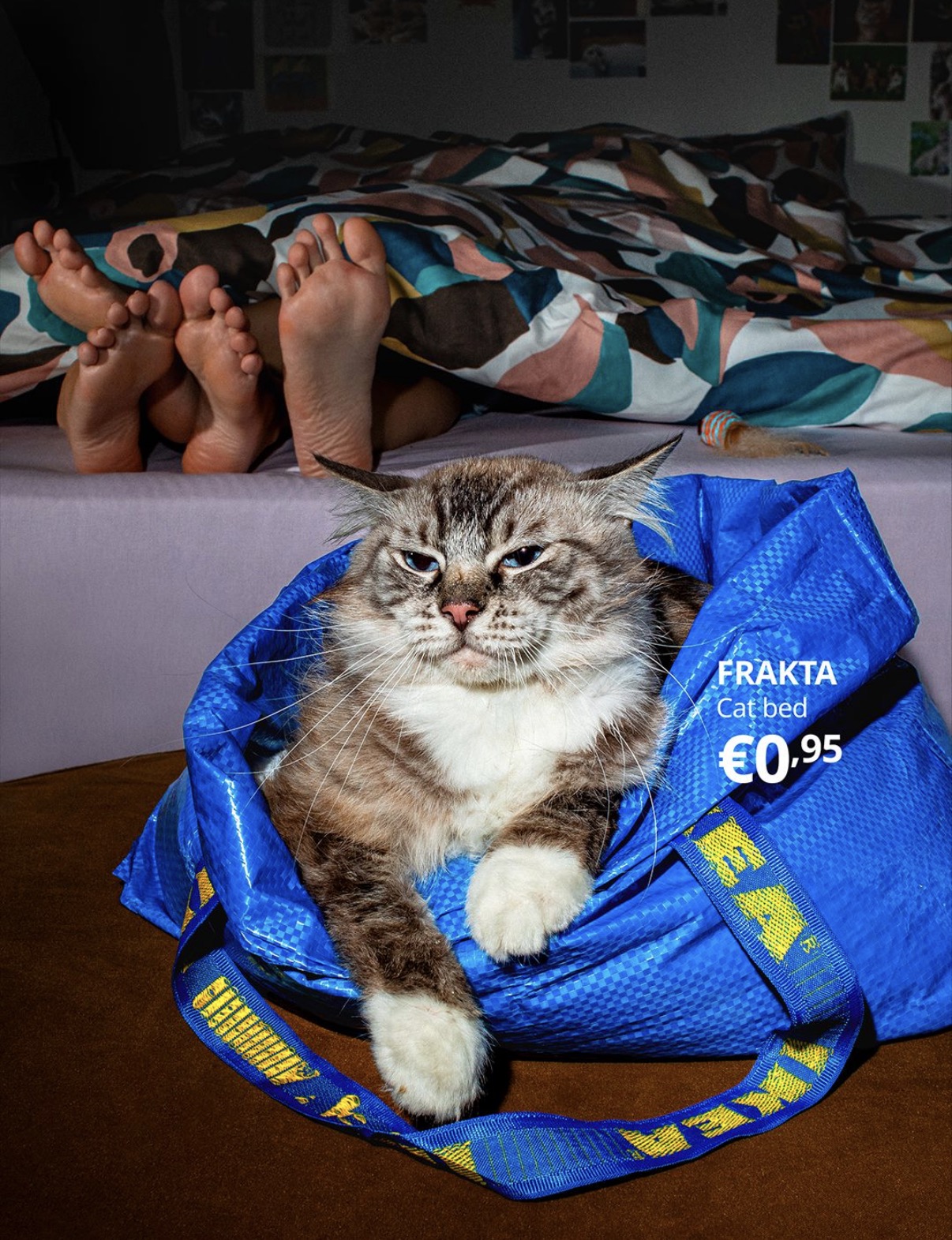 IKEA lets the FRAKTA bag’s second life tell the story