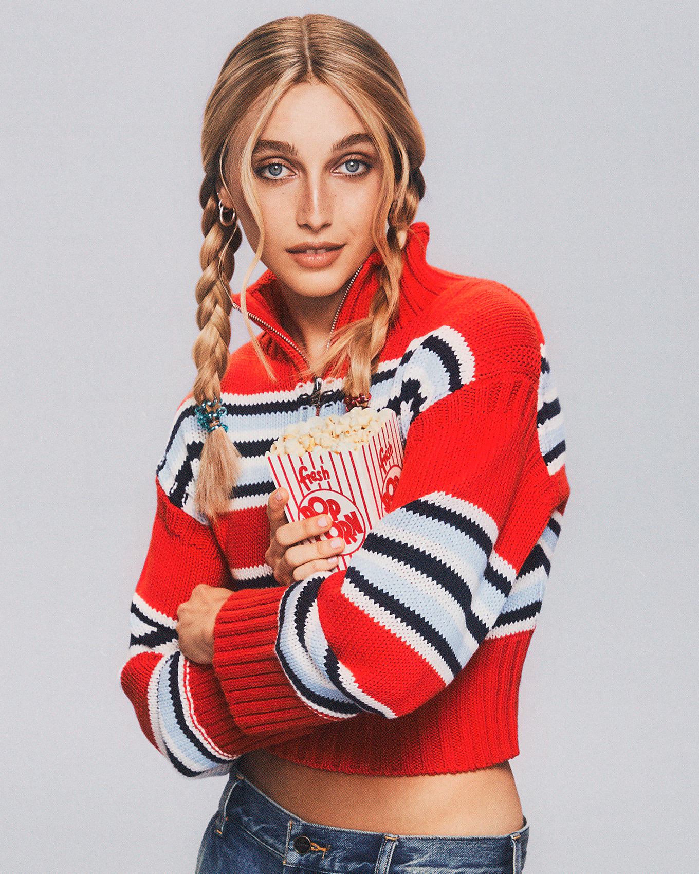 J.Crew Tiny Rollneck™ in Stripe — Vintage Red Stripe