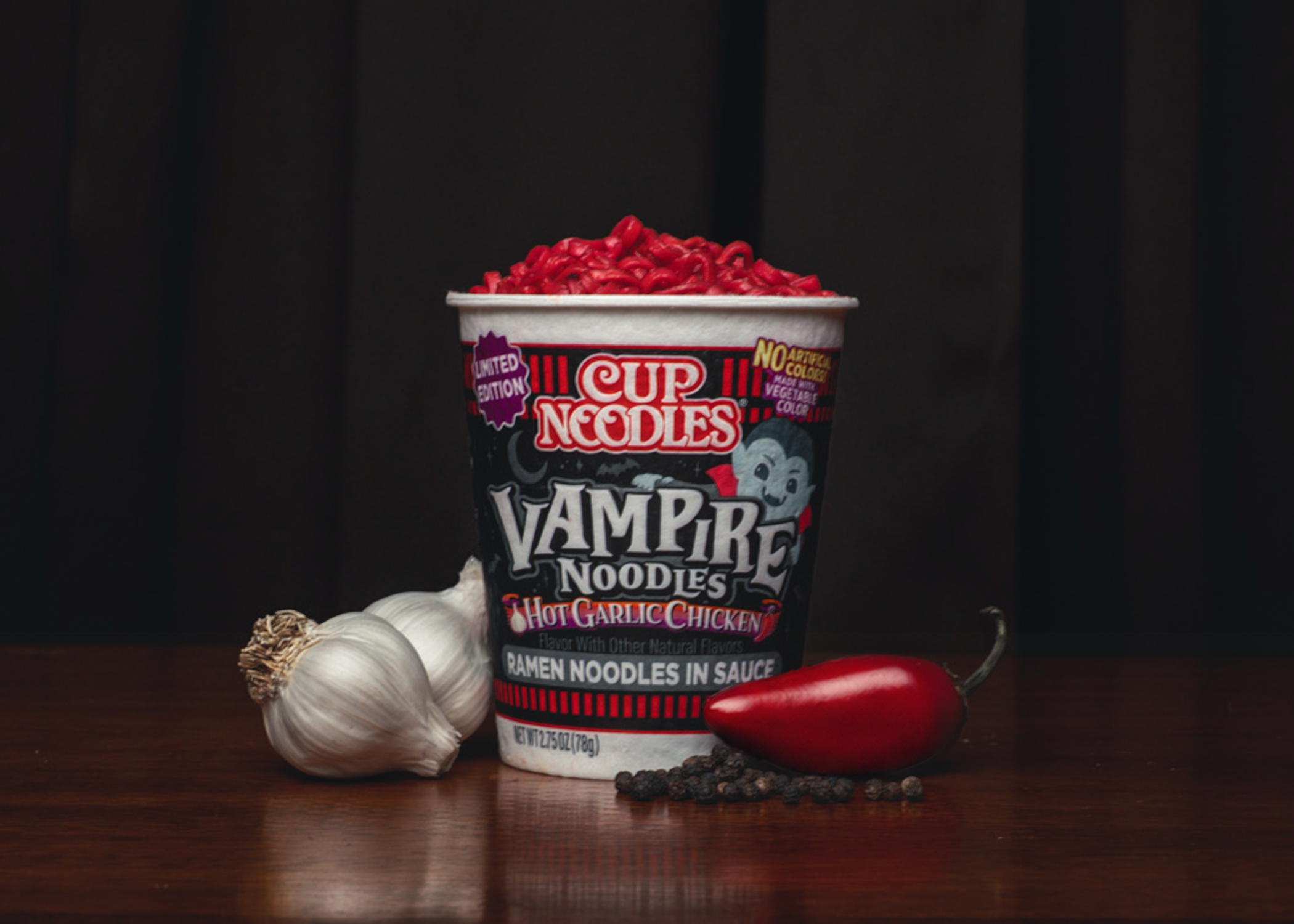 Cup Noodles Turns Its Broth Blood Red, and Throws In a $4,000 Casket for Good Measure — photo 1