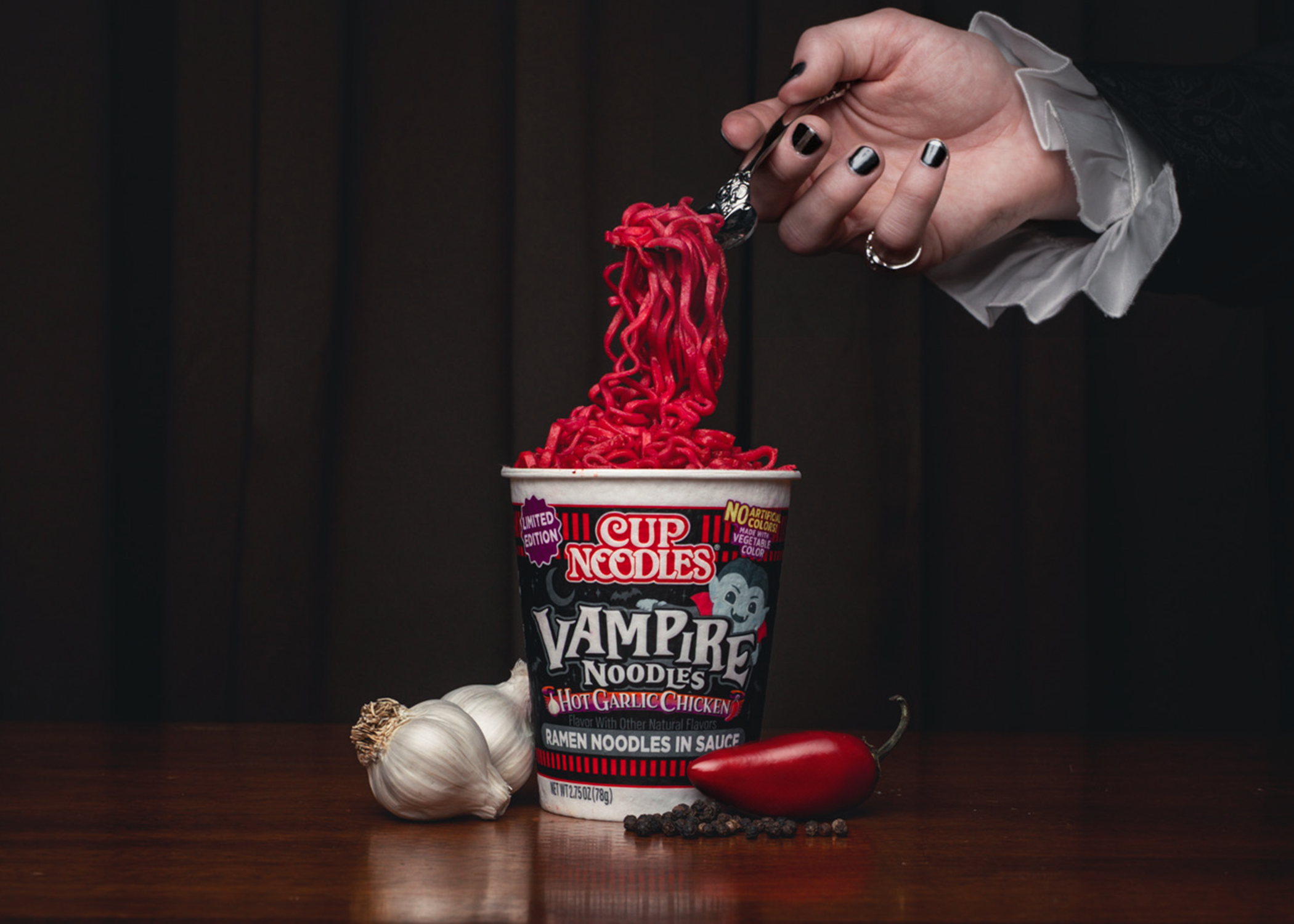 Cup Noodles Turns Its Broth Blood Red, and Throws In a $4,000 Casket for Good Measure — photo 2